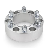 Street Dirt Track-1988-2000 CHEVROLET K2500 4WD (6-LUG ONLY) - 6x139.7 Hubcentric Wheel Spacer Kit - Set of 4 with lip - Silver-Wheelspacer-Street Dirt Track-
