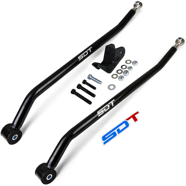 Street Dirt Track-Front + Rear Track Bars w/ Relocation Bracket 1997-2006 Jeep Wrangler TJ For 0 - 6" Lift-bar-Street Dirt Track-Adj Front + Rear Track Panhard Bar-SDT-LLK-1714