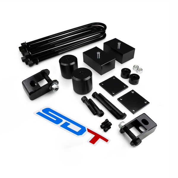 Street Dirt Track-2005-2016 Ford F250 F350 Superduty Full Lift Leveling Kit 4WD with Front Shock Extenders-Lift Kit-Street Dirt Track-3" Front + 2" Rear-SDT-LLK-0820