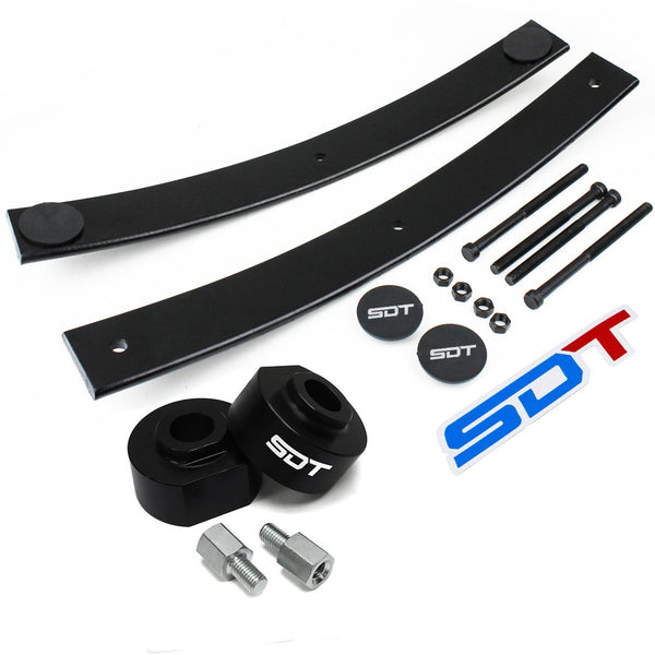 Street Dirt Track-1983-1996 Ford Bronco Full Lift Leveling Add-A-Leaf Kit 4WD-Lift Kit-Street Dirt Track-2" Front + 2" Rear-SDT-LLK-0043