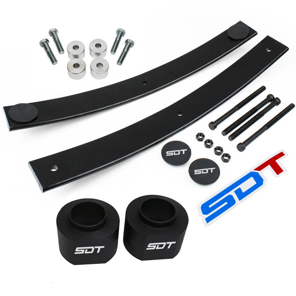 Street Dirt Track-1984-2001 Jeep Cherokee XJ Full Lift Leveling Add-A-Leaf Kit with Transfer Case Drop 2WD 4WD-Lift Kit-Street Dirt Track-2" Friont + 2" Rear-SDT-LLK-0076