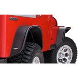 Street Dirt Track-1987-1995 Jeep Wrangler YJ Flat Style Fender Flare - Front/Rear Kit-fenderflare-Bushwacker-
