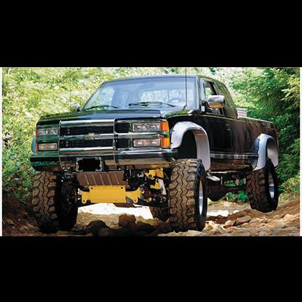 1988-1999 Chevy GMC C1500 C2500 C3500 Cut-Out Style Fender Flare - Front