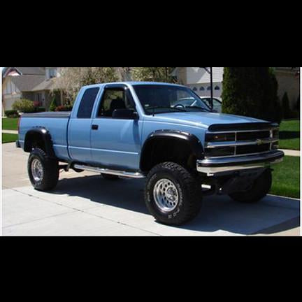 Street Dirt Track-1988-1999 Chevy GMC K1500 K2500 K3500 Cut-Out Style Fender Flare - Front-fenderflare-Bushwacker-