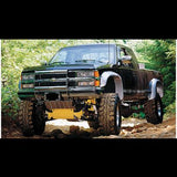 Street Dirt Track-1988-1999 Chevy GMC K1500 K2500 K3500 Cut-Out Style Fender Flare - Rear-fenderflare-Bushwacker-