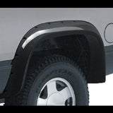 Street Dirt Track-1988-1999 Chevy GMC K1500 K2500 K3500 Cut-Out Style Fender Flare - Rear-fenderflare-Bushwacker-Matte Black-B/W40010-11