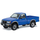 Street Dirt Track-1995-2004 Toyota Tacoma Extend-A-Fender Flare - Front/Rear Kit-fenderflare-Bushwacker-Matte Black-B/W31911-11