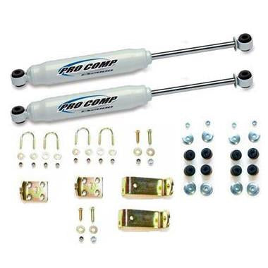 Street Dirt Track-1999-2004 Ford F250 F350 4WD ProComp Dual Steering Stabilizer Kit-shock-ProComp-
