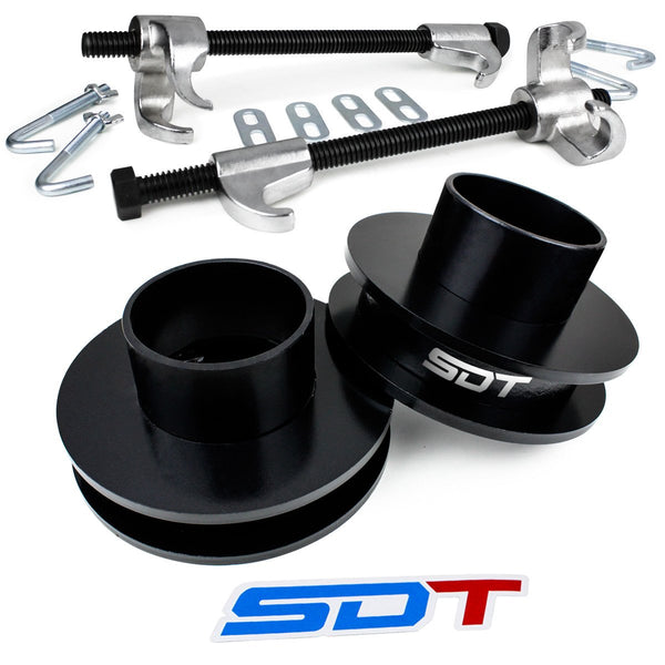 Street Dirt Track-1999-2007 GMC SIERRA 1500 Front + Rear STEEL Lift Leveling Kit with Coil Spring Compressor Tool-Lift Kit-Street Dirt Track-
