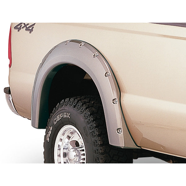 Street Dirt Track-1999-2007 Ford F250 F350 Pocket Style Fender Flare - Front/Rear Kit-fenderflare-Bushwacker-