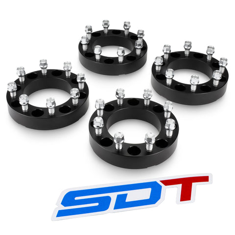 1994-2001 Dodge Ram 1500 2WD/4WD 5x139.7 108mm Wheel Spacer Kit - Set of 4 with no lip - Silver
