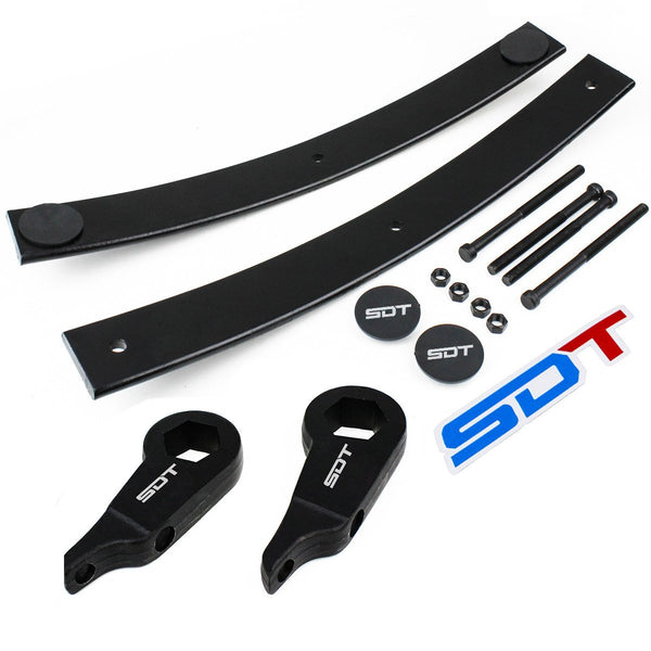 Street Dirt Track-2001-2006 Ford Explorer Full Lift Leveling Add-A-Leaf Kit 4WD-Lift Kit-Street Dirt Track-1" - 3" Front + 2" Rear-SDT-LLK-0603