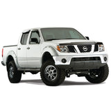Street Dirt Track-2005-2012 Nissan Frontier Pocket Style Fender Flare - Front/Rear Kit-fenderflare-Bushwacker-Matte Black-B/W71906-02