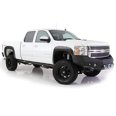 Street Dirt Track-2007-2013 Chevy Silverado 1500 M1 Style Fender Flare 5.8' Bed- Front/Rear Kit-fenderflare-Smittybilt-Matte Black-S/B17293