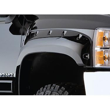 Street Dirt Track-2007-2013 GMC Sierra 2500 3500 Pocket Style Fender Flare - Front/Rear Kit-fenderflare-Bushwacker-