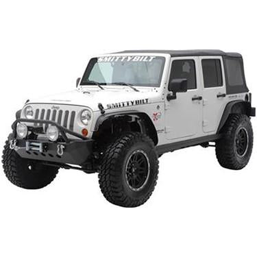 2007-2016 Jeep Wrangler JK XRC Style Fender Flare - Front/Rear Kit