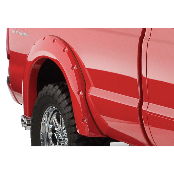 Street Dirt Track-2008-2010 Ford F250 F350 Pocket Style Fender Flare - Front/Rear Kit-fenderflare-Bushwacker-