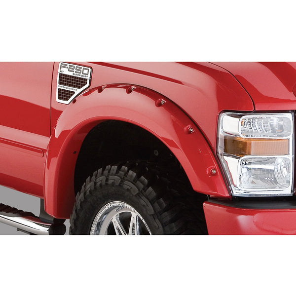 Street Dirt Track-2008-2010 Ford F250 F350 Pocket Style Fender Flare - Front/Rear Kit-fenderflare-Bushwacker-