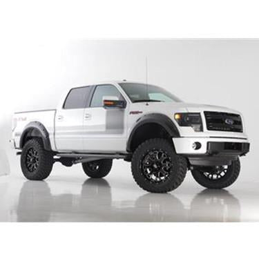 Street Dirt Track-2009-2014 Ford F150 M1 Style Fender Flare - Front/Rear Kit-fenderflare-Smittybilt-Matte Black-S/B17394