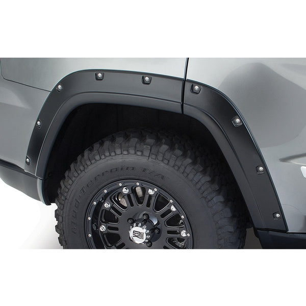 Street Dirt Track-2011-2016 Jeep Grand Cherokee WK2 Pocket Style Fender Flare - Front/Rear Kit-fenderflare-Bushwacker-