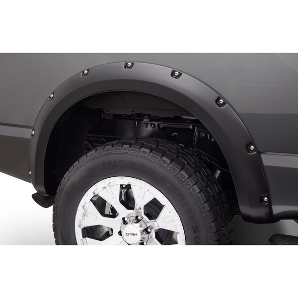 Street Dirt Track-2016 Nissan Titan XD Pocket Style Fender Flare - Front/Rear Kit-fenderflare-Bushwacker-