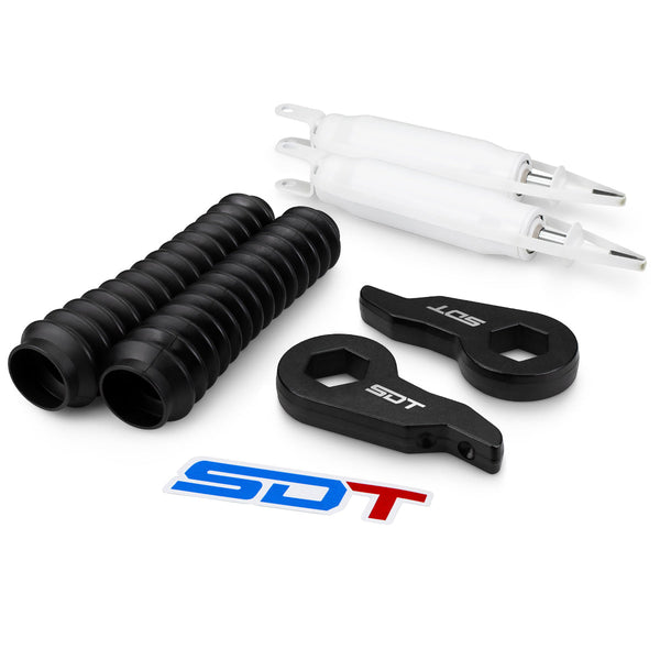 Street Dirt Track-2000-2006 Chevrolet Tahoe 1500 4WD 3" Front Leveling Lift Kit Front Shocks / Boots-Lift Kit-Street Dirt Track-