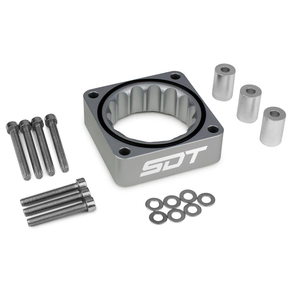 Street Dirt Track-1991-2002 Jeep Cherokee XJ Throttle Body Spacer 2.5L & 4.0L Engines-throttlebodyspacer-Street Dirt Track-Silver-SDT-LLK-1679