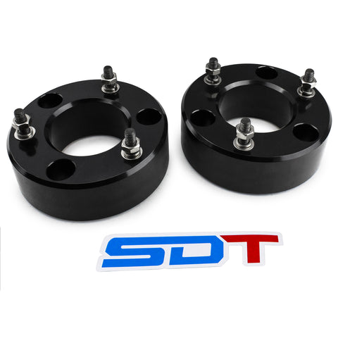 1999-2016 CADILLAC ESCALADE 6x139.7 Hubcentric Wheel Spacer Kit - Set of 4 with lip- Silver