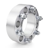 Street Dirt Track-1999-2016 CADILLAC ESCALADE 6x139.7 Hubcentric Wheel Spacer Kit - Set of 4 with lip- Silver-Wheel Spacer-Street Dirt Track-