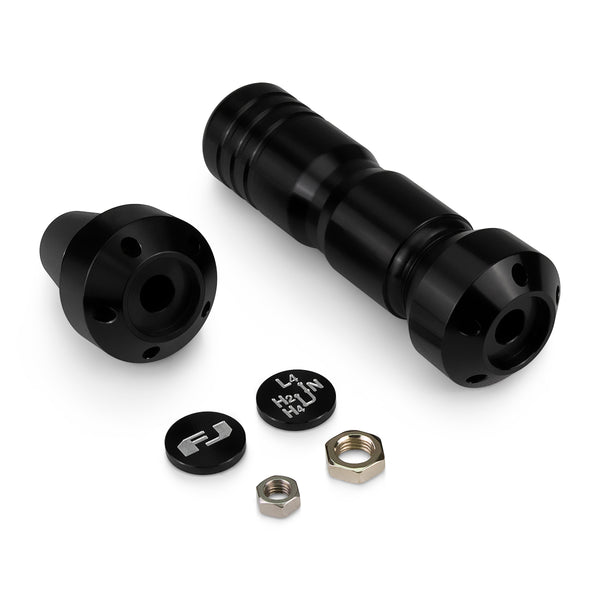 Street Dirt Track-2007-2015 Toyota FJ Cruiser 2WD 4WD Silver Shift Knob Set - Automatic-Shift Knob-Street Dirt Track-2WD 4WD Shift Knob Set-Black-SDT-ACC-0115