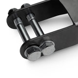 Street Dirt Track-1" - 2" Steel Rear Lift Shackles Pair Kit 2002-2008 Dodge Ram 1500 2WD 4WD-Shackle-Street Dirt Track-