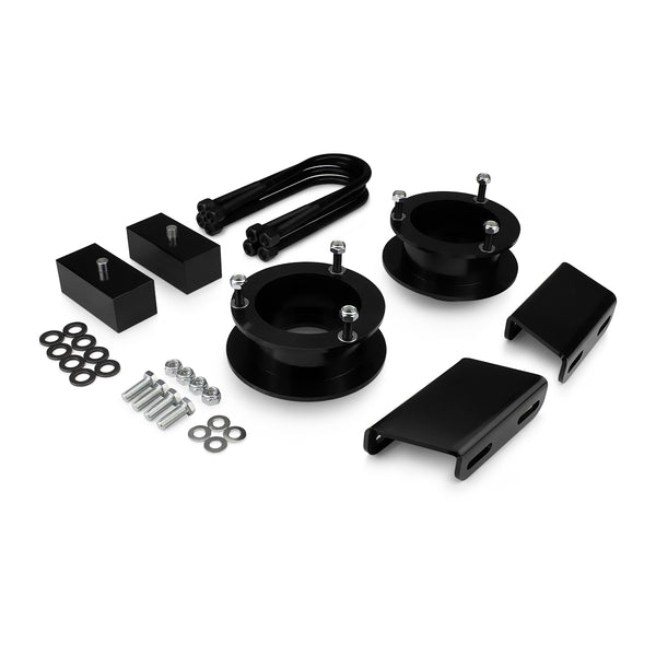 Street Dirt Track-2003-2012 Dodge Ram 3500 Dually with Overload Springs 4WD Full Lift Leveling Kit + Sway Bar Drop-Lift Kit-Street Dirt Track-3" Front + 2" Rear-SDT-LLK-0696