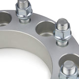 Street Dirt Track-2006-2008 DODGE RAM 1500 MEGA CAB 2WD/4WD - 8x165.1 Wheel Spacers Kit - Set of 4 with no lip - Silver-Wheelspacer-Street Dirt Track-