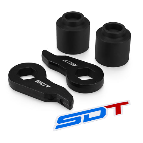 1999-2016 CADILLAC ESCALADE 6x139.7 Hubcentric Wheel Spacer Kit - Set of 4 with lip- Silver