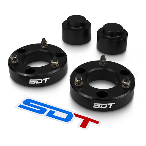 1999-2016 CADILLAC ESCALADE 6x139.7 Hubcentric Wheel Spacer Kit - Set of 4 with lip- Silver