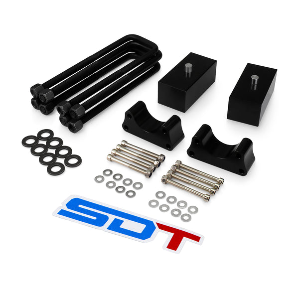 Street Dirt Track-Full Lift Leveling Kit Ball Joint Spacers 1993-1998 Toyota IFS T100 Spring Over Axle-Lift Kit-Street Dirt Track-3" Front + 1" Rear-SDT-LLK-1668