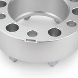 Street Dirt Track-2000-2021 GMC YUKON 2WD/4WD - 6x139.7 Hubcentric Wheel Spacer Kit - Set of 4 with lip - Silver-Wheel Spacer-Street Dirt Track-