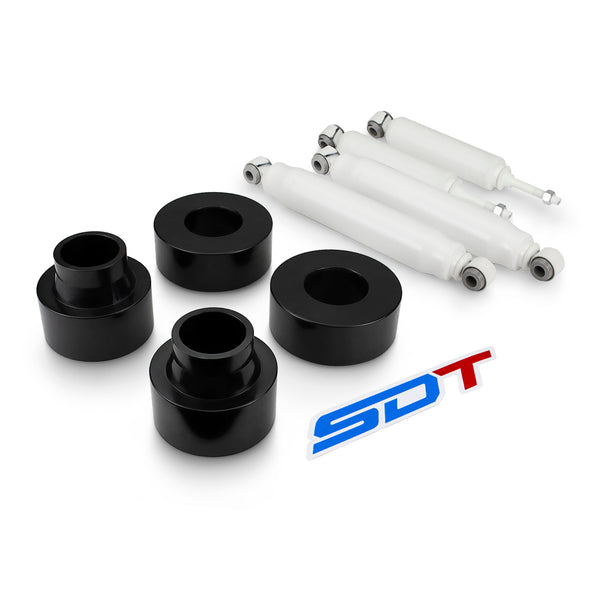 Street Dirt Track-1999-2004 Jeep Grand Cherokee WJ 2WD 4WD Full Lift Leveling Kit + Shocks-Lift Kit-Street Dirt Track-