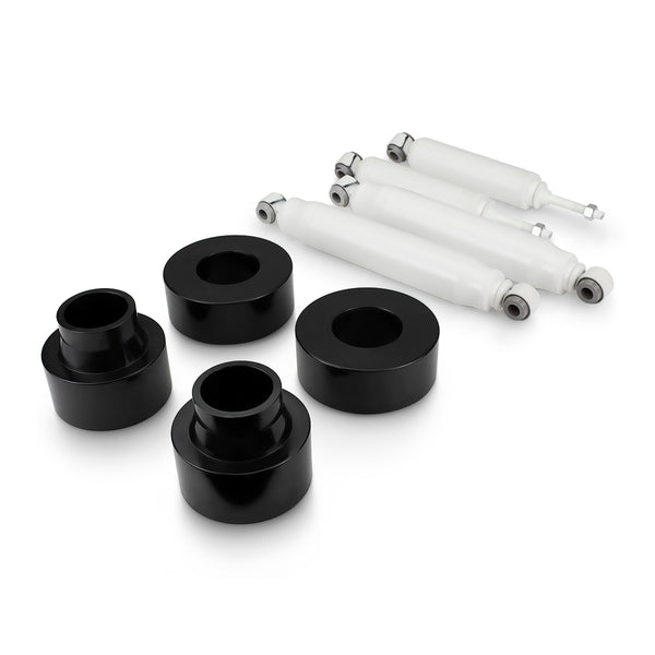 Street Dirt Track-1999-2004 Jeep Grand Cherokee WJ 2WD 4WD Full Lift Leveling Kit + Shocks-Lift Kit-Street Dirt Track-2" Front + 2" Rear-SDT-LLK-0438