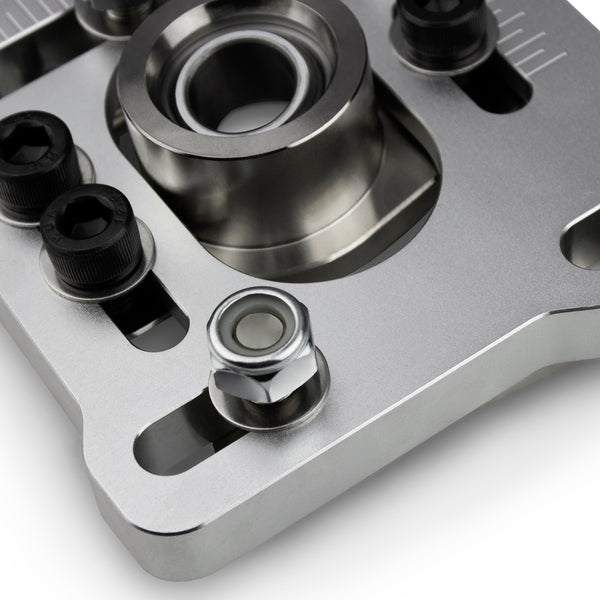 Street Dirt Track-Adjustable Billet Aluminum Caster Camber Plates 1994-2004 Ford Mustang-winch-Smittybilt-