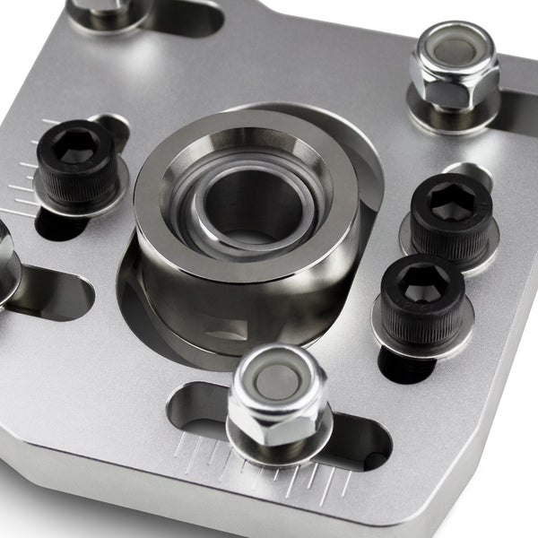 Street Dirt Track-Adjustable Billet Aluminum Caster Camber Plates 1994-2004 Ford Mustang-winch-Smittybilt-