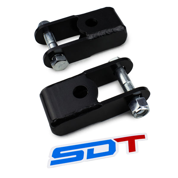 Street Dirt Track-2004-2012 Chevy Colorado 4WD Rear Shock Extender Brackets-Shock Extender-Street Dirt Track-Black-SDT-ACC-0006
