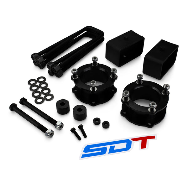 Street Dirt Track-2007-2021 Toyota Tundra Front STEEL Lift Leveling Kit 4WD 2WD + Diff Drop-Lift Kit-Street Dirt Track-3" Front + 3" Rear-SDT-LLK-1695
