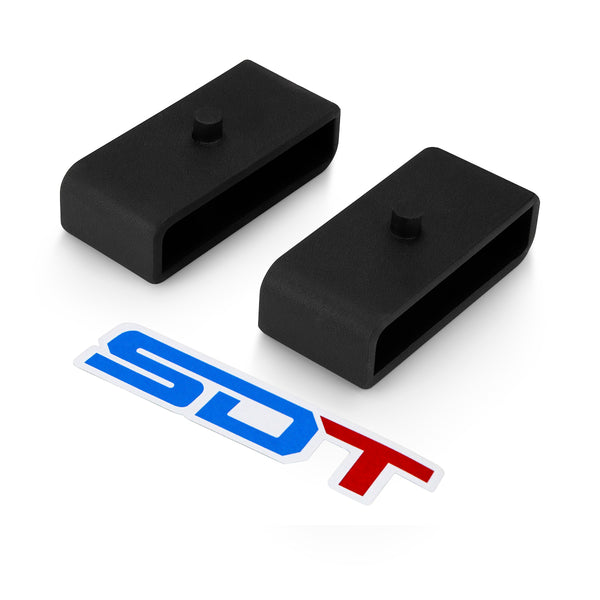 Street Dirt Track-1999 - 2020 GMC SIERRA 1500 Steel Rear Lift Blocks Kit 2WD 4WD-Lift Kit-Street Dirt Track-1.5" Rear-SDT-LLK-1768