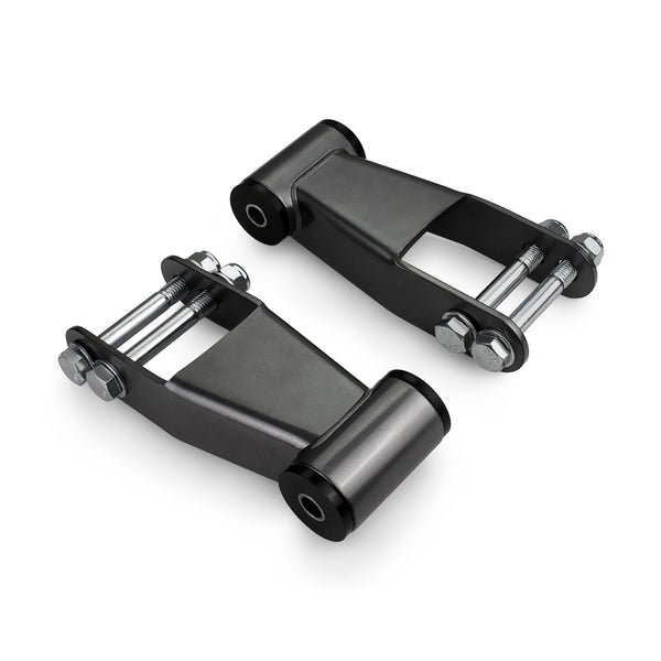 Street Dirt Track-1" - 2" Steel Rear Lift Shackles Pair Kit 2002-2008 Dodge Ram 1500 2WD 4WD-Shackle-Street Dirt Track-1-2" Rear-SDT-LLK-1712