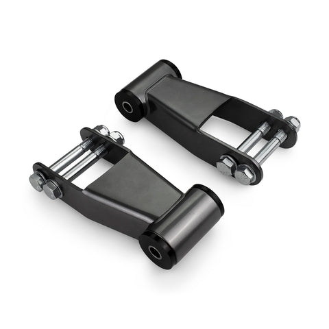 1" - 2" Steel Rear Lift Shackles Pair Kit 2002-2008 Dodge Ram 1500 2WD 4WD