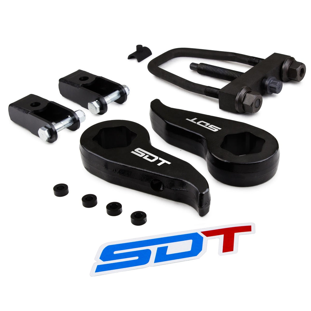 Front Lift Kit 2011-2019 Silverado Sierra 2500 3500HD + Key Tool Extenders