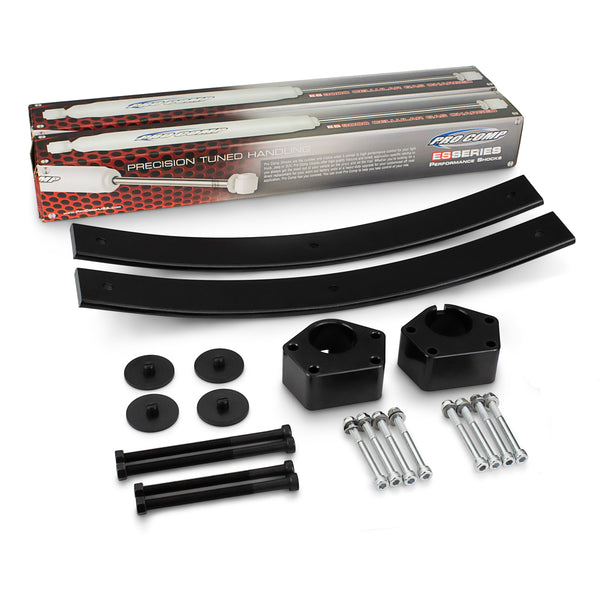 Street Dirt Track-1986-1995 Toyota IFS Pickup 4WD 3" Front 2" Rear Add A Leaf Kit + Procom Shocks-Lift Kit-Street Dirt Track-3"-2"-SDT-LLK-1886