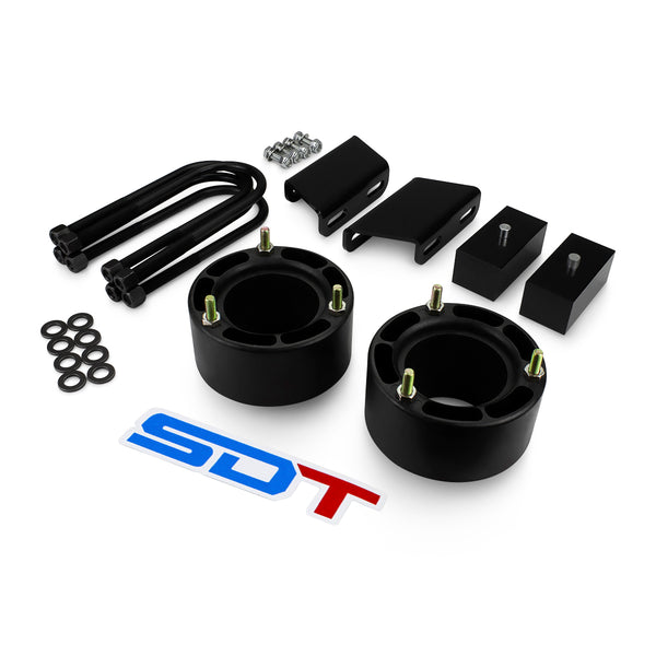 Street Dirt Track-2003-2012 Dodge Ram 3500 Dually with Overload Springs 4WD Full Lift Leveling Kit + Sway Bar Drop-Lift Kit-Street Dirt Track-