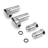 Street Dirt Track-Steel O2 Sensor Spacer Extender M18 x 1.5 Bung Pipe Weld 90 Degree Angle-Lift Kit-Street Dirt Track-